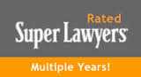 Award for top rated lawer for multiple years