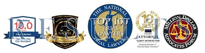 Banner of awards for being a top wrongful death attorney