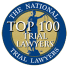 Award for top 100 trial lawyers